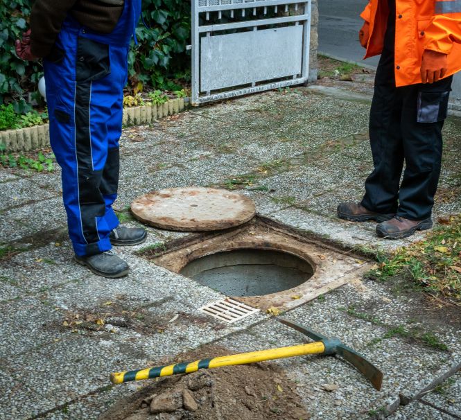 Mètre ruban jaune déployé sur pelouse, illustrant la mesure Loi Carrez